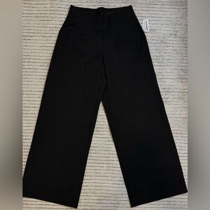 Old Navy Pixie Wide Leg Pants Small Black High Rise NWT